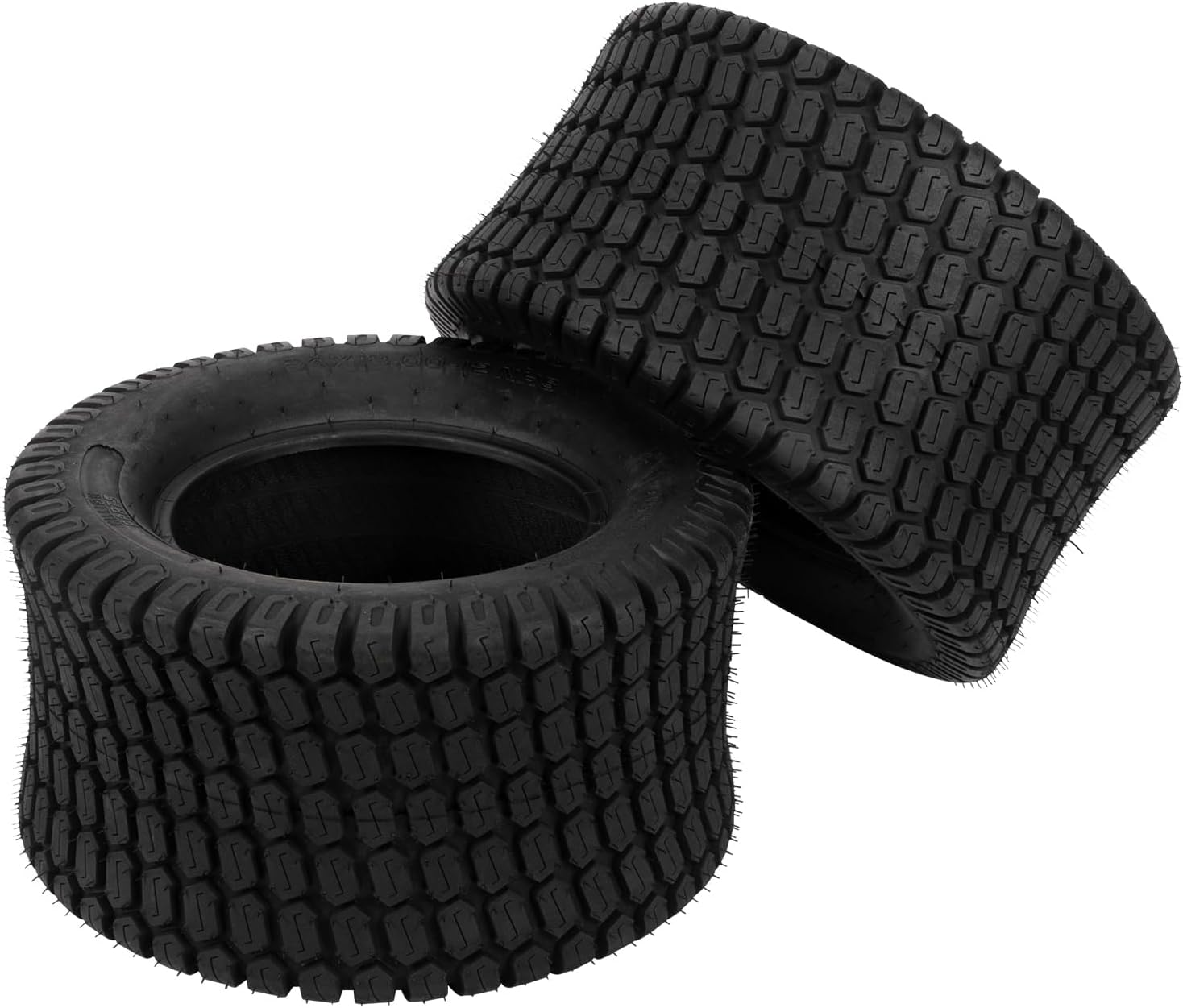 TUFFIOM Juego de 2 neumáticos para cortacésped 24×12.00-12, neumáticos de césped 4PR para césped y jardín para tractor de jardín, cortacésped, sin
