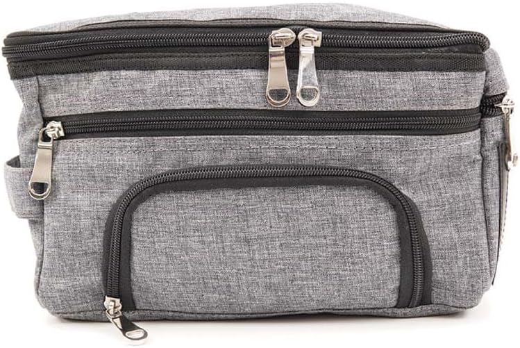 fjackets Neceser de viaje imprescindible para hombre, organizador de baño y kit de viaje, artículos esenciales de viaje en avión, artículos