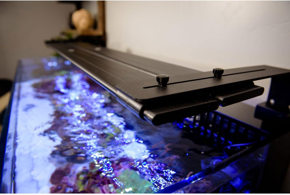 Current Orbit Marine IC PRO Sistema de luz led dual para acuario de arrecife con lazo inalámbrico, 36″