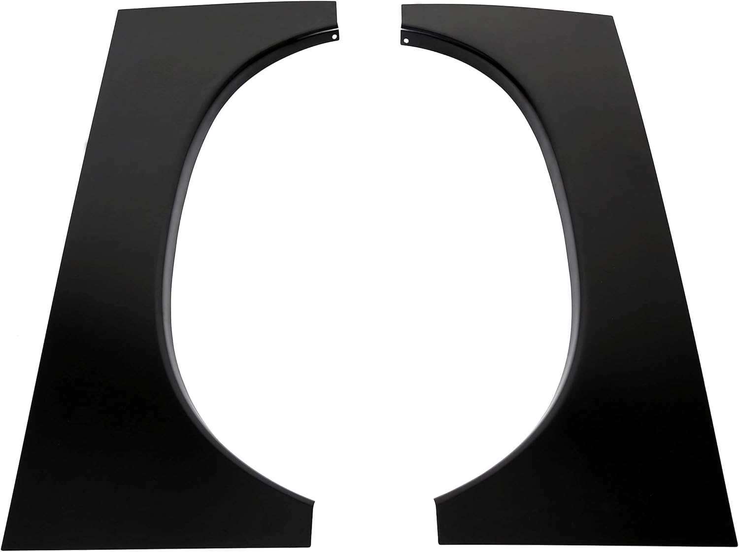 ECOTRIC Juego de pares de reparación de arco de rueda trasera superior compatible con Dodge Ram 1500 2002-2008 y Dodge Ram 2500 3500 2003-2009
