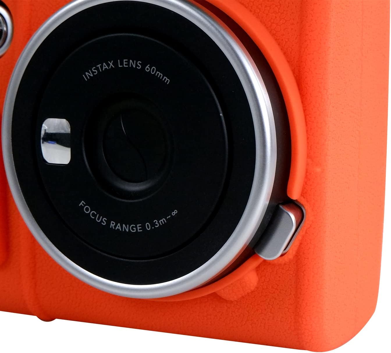 Rieibi Mini 40 – Funda protectora de silicona para cámara instantánea Fuji Instax Mini 40 – Funda ligera de goma suave para Fujifilm 40 – Naranja