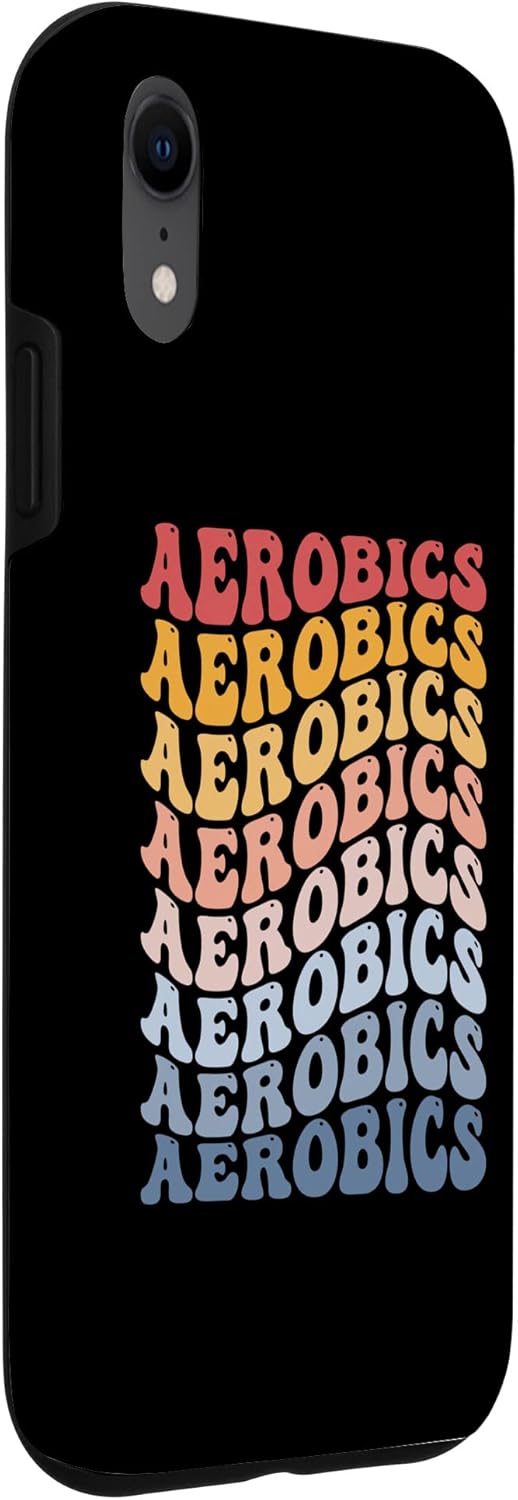 iPhone XR Aerobics Fitness Groovy Case