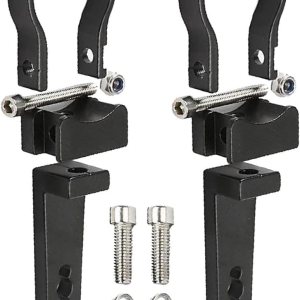 Partol Abrazaderas de tubo Soportes de montaje de aluminio ajustable de 2 pulgadas Bull Bar adecuado para barra de luz LED, luces de trabajo, luces Partol Abrazaderas de tubo Soportes de montaje de aluminio ajustable de 2 pulgadas Bull Bar adecuado para barra de luz LED, luces de trabajo, luces