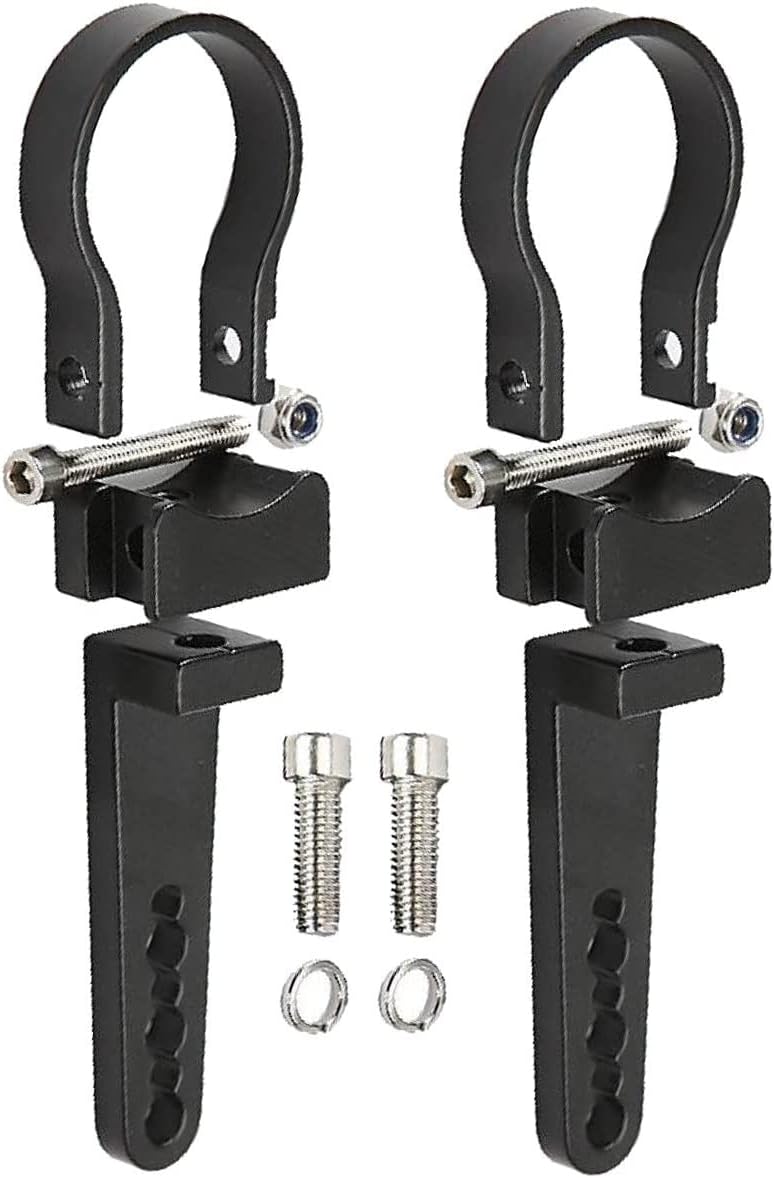 Partol Abrazaderas de tubo Soportes de montaje de aluminio ajustable de 2 pulgadas Bull Bar adecuado para barra de luz LED, luces de trabajo, luces