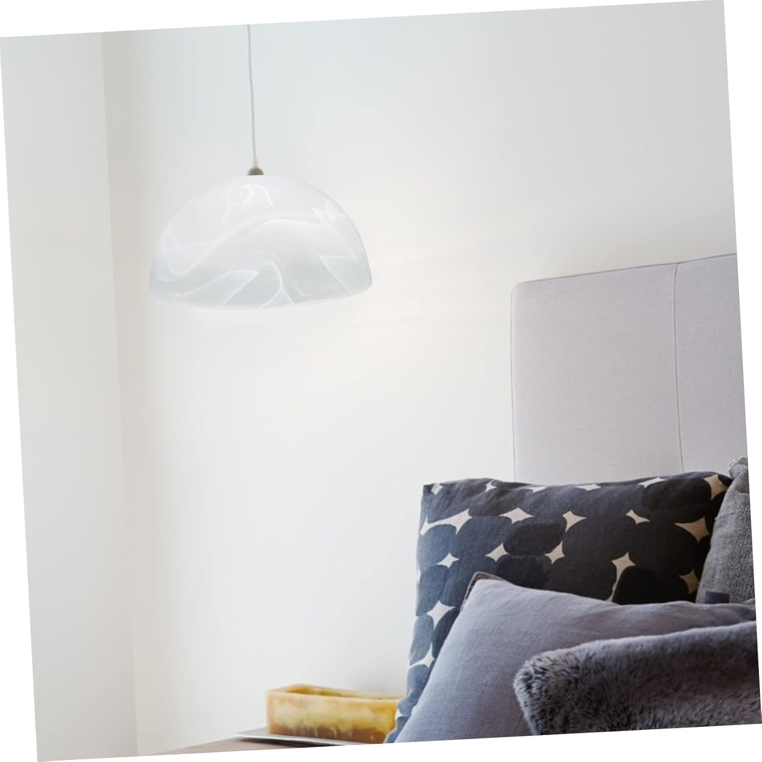 Angoily Pantalla de vidrio esmerilado Pantalla de luz de vidrio Pantalla de lámpara de araña Cubierta de lámpara de araña Sombras de lámpara de