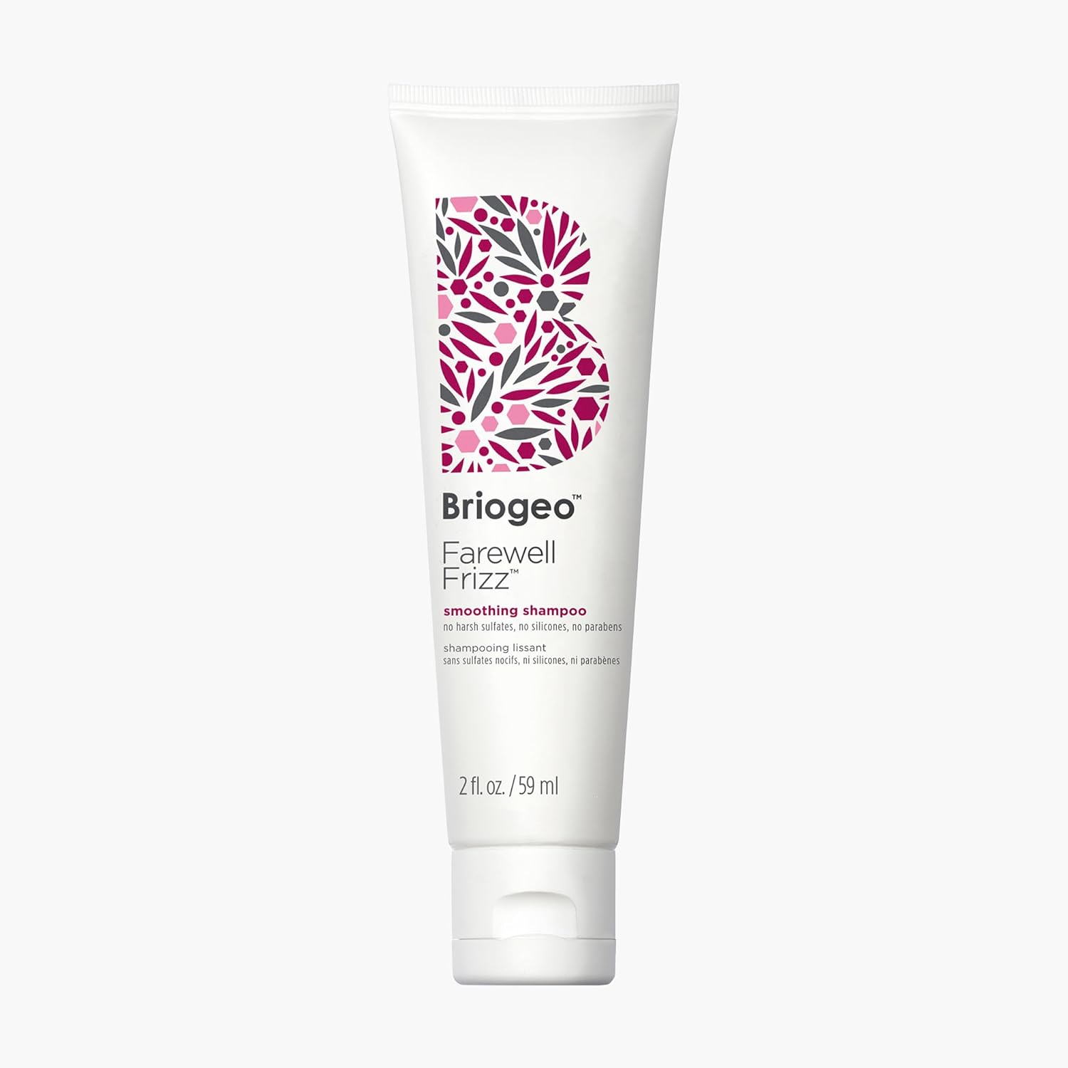 Briogeo Champú suavizante Farewell Frizz, domina el encrespamiento y restaura el brillo al cabello opaco, seco, vegano, sin falatos ni parabenos, 2