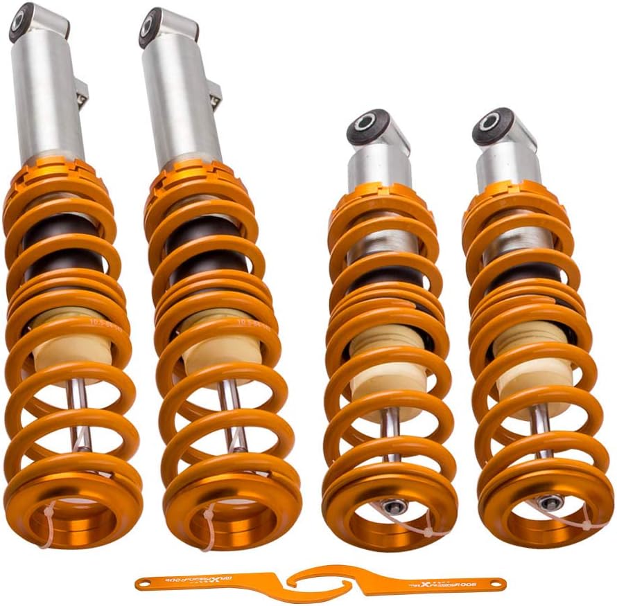 maXpeedingrods Bobinas para Mazda Miata MX5 MK1 NA 1990-1997, kit de suspensión de bobinas de altura ajustable, kit de reducción de puntales de