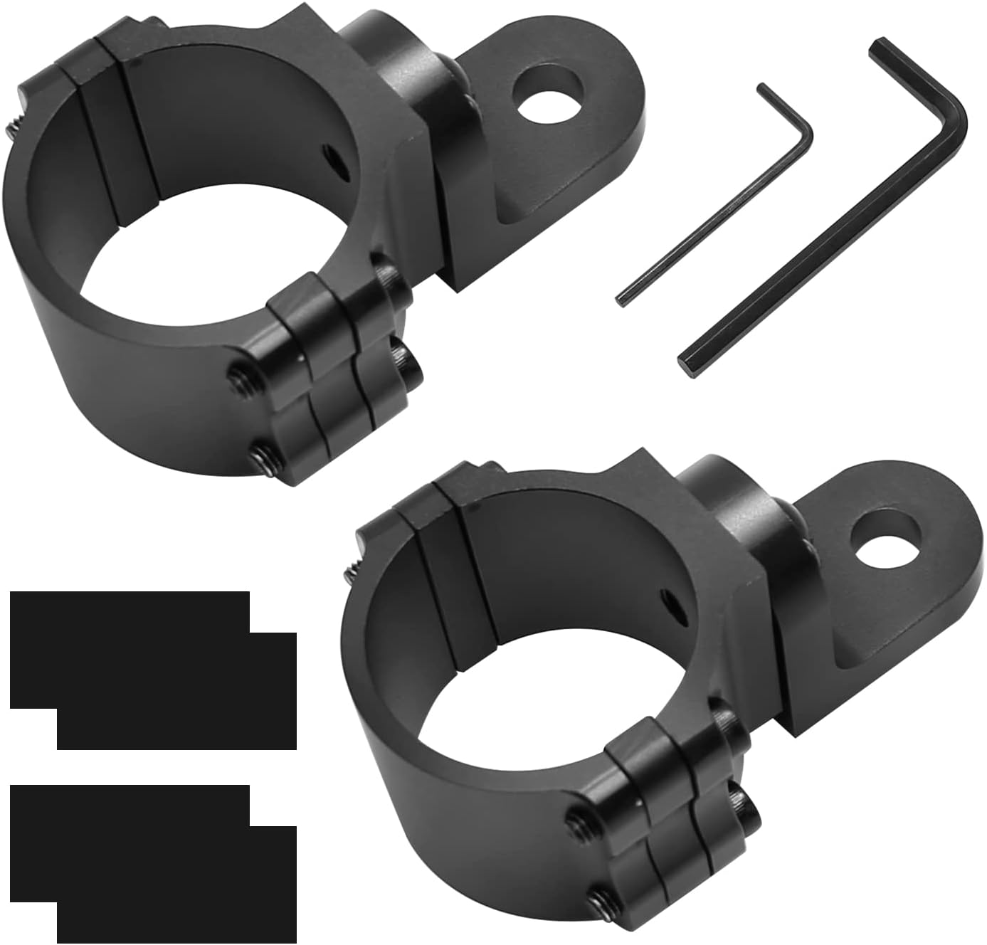 2 soportes de antena de montaje de luz de látigo ajustables para UTV, para barra antivuelco de 1.5 a 2 pulgadas, repuesto para Polaris RZR 900 1000