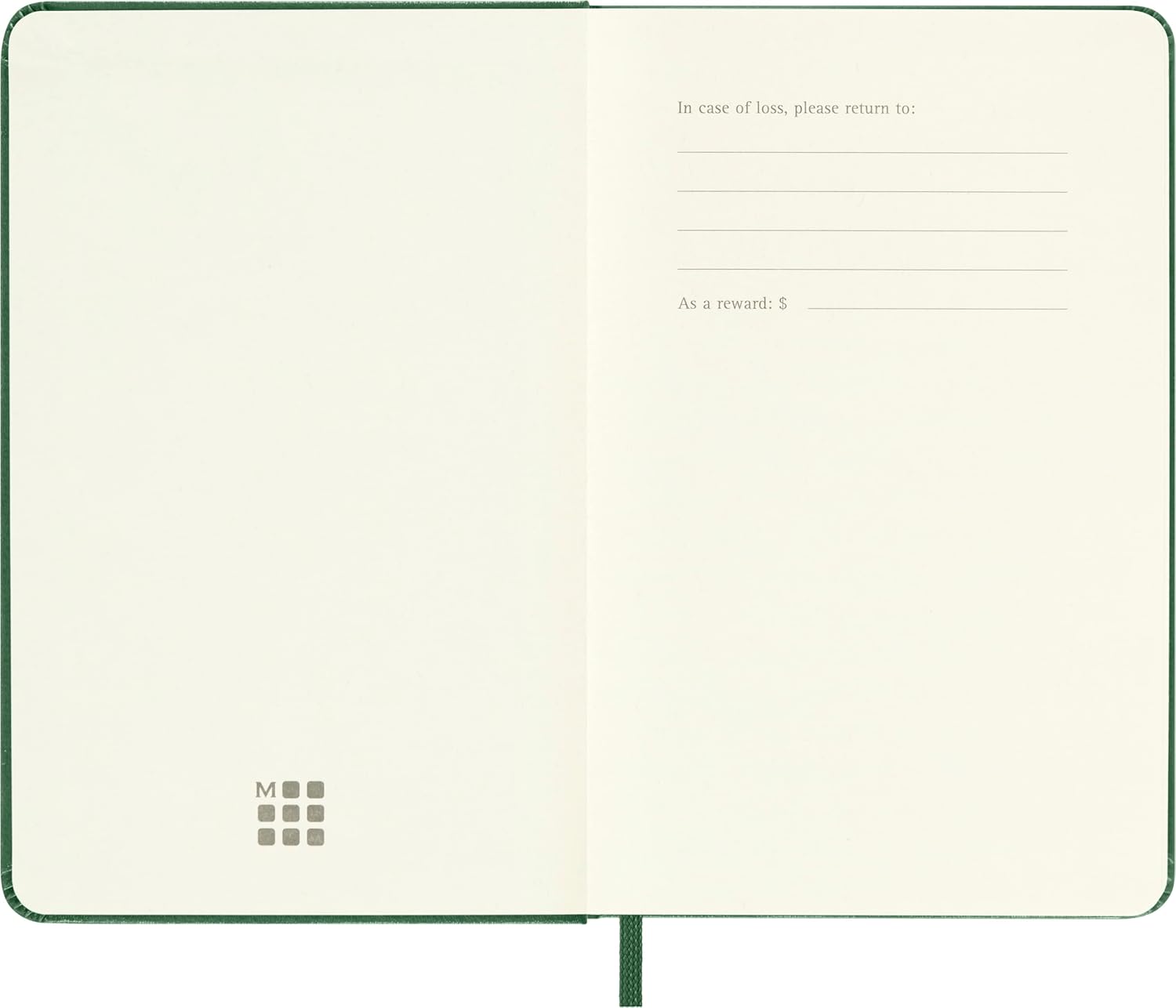 Moleskine Agenda diaria 2024, 12M, bolsillo, verde mirto, tapa dura (3.5 x 5.5)