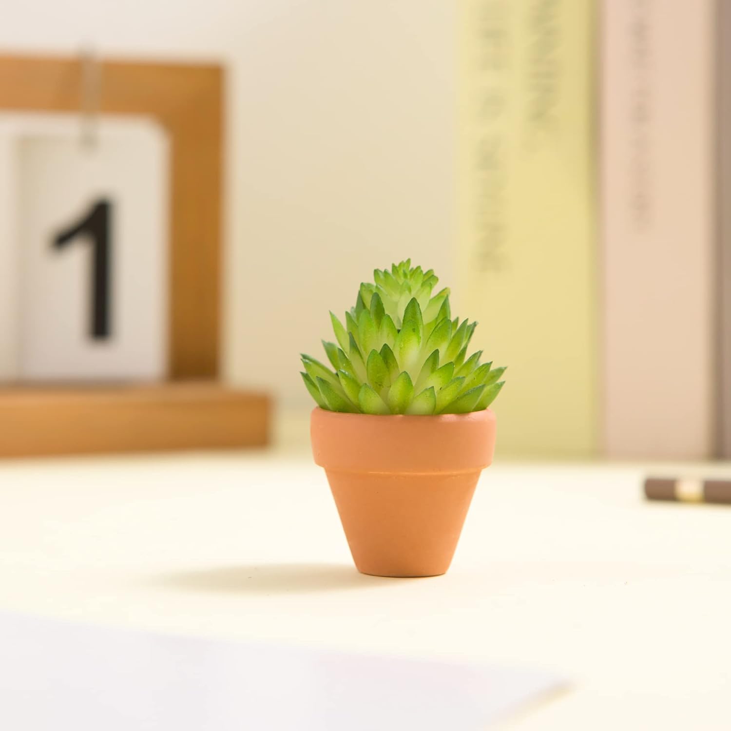 Mini macetas de terracota con agujeros de drenaje, maceta de cactus suculenta de 1.2 pulgadas, macetas pequeñas de arcilla para cactus pequeños