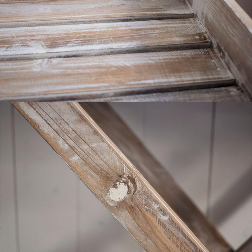 Soporte de madera para plantas para interiores y exteriores, soporte de flores de 2 niveles, estante escalonado para plantas, estante de madera,