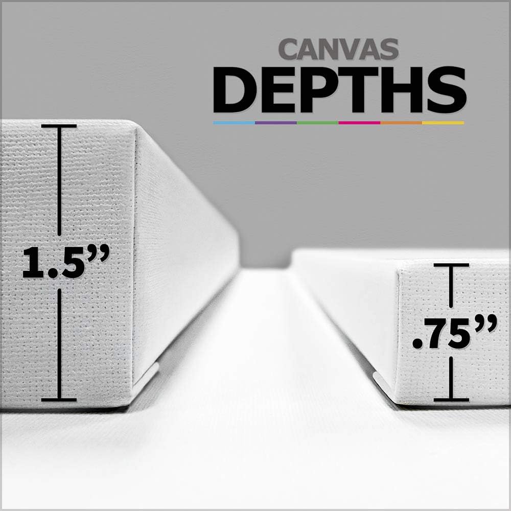 ARTCANVAS Lienzo decorativo con diseño de manos de Dios y Adán de Capilla Sixtina, póster enmarcado estirado, póster giclée, decoración de pared por