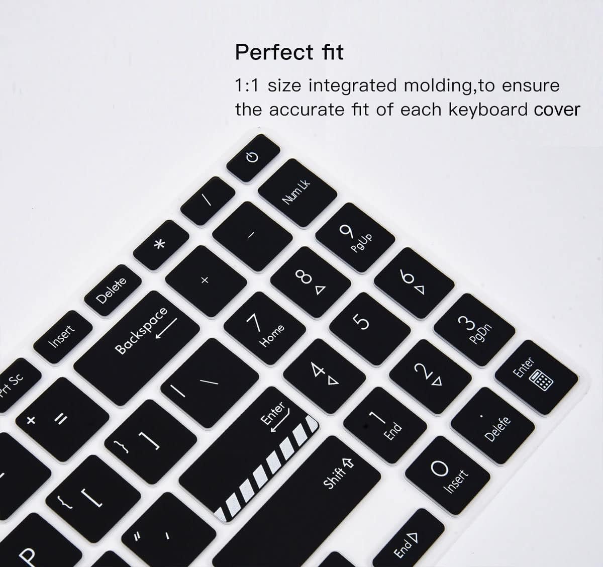 2 fundas de teclado para ASUS VivoBook 16X 16 F1603 M1603 X1603 M1605, VivoBook Pro 16X OLED K3605 K6602 N7601 TN3604, VivoBook 15 15.6 K3502 M3502