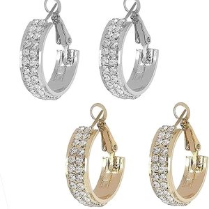 2 pares de aretes de aro de actividad linfática, aretes de aro pequeños de actividad linfática, drenaje linfático, magneterapia de germanio, aretes 2 pares de aretes de aro de actividad linfática, aretes de aro pequeños de actividad linfática, drenaje linfático, magneterapia de germanio, aretes