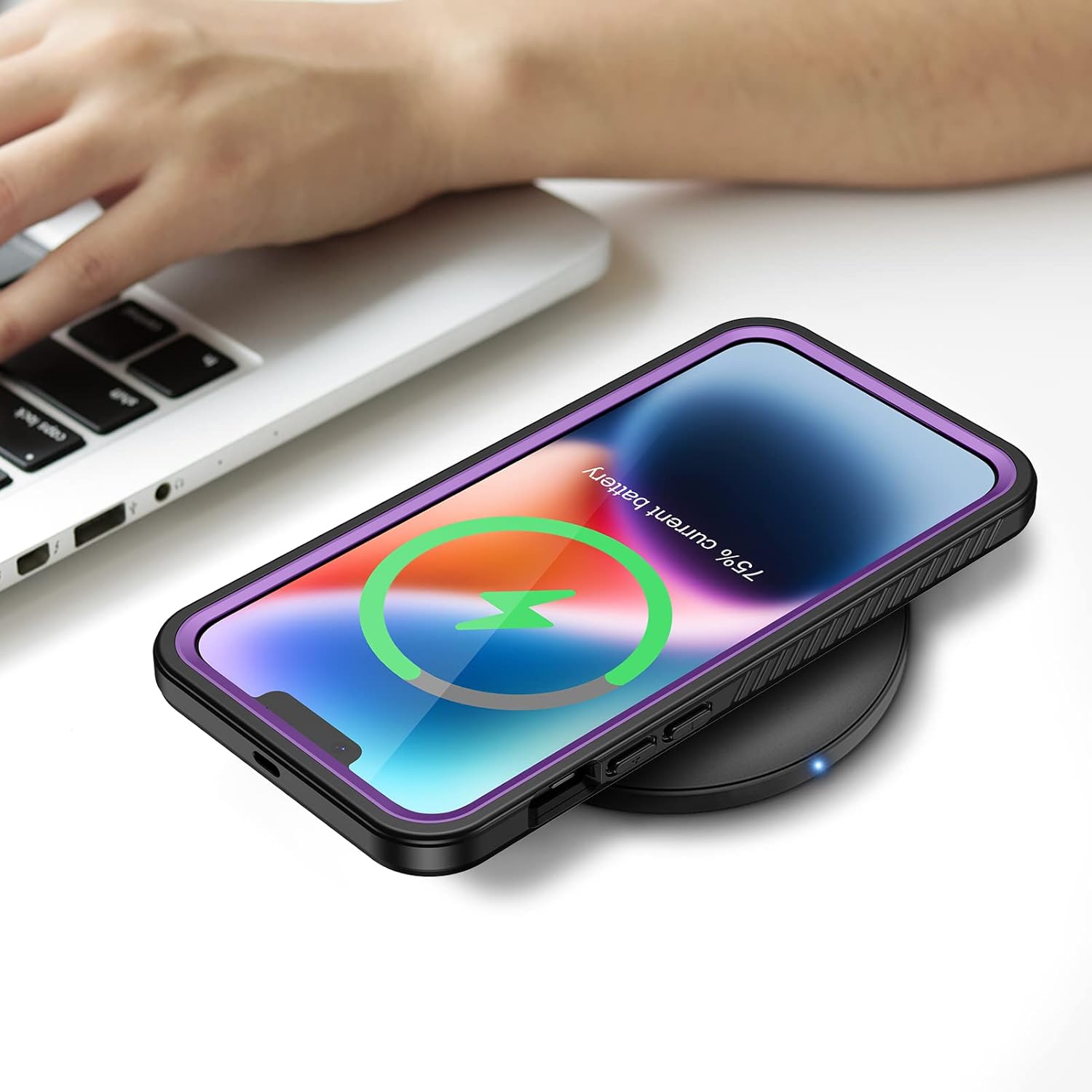 Lanhiem for iPhone 14 Case, IP68 Waterproof Dustproof Shockproof 14 Case with Built-in Screen Protector, Full Body Sealed Protective Front and Back