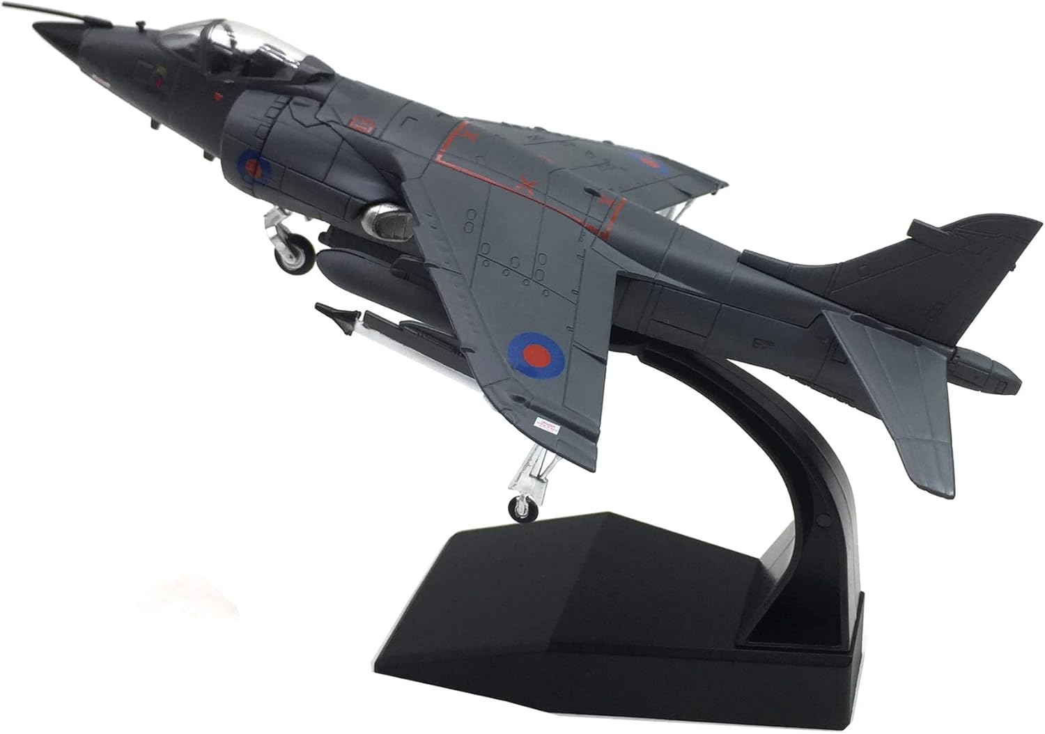 172 Escala de la Fuerza Aérea del Reino Unido 1982 Sea Harrier Jet Fighter Modelo Avión de Aleación Modelo Militar Modelo de avión Fundido a Presión