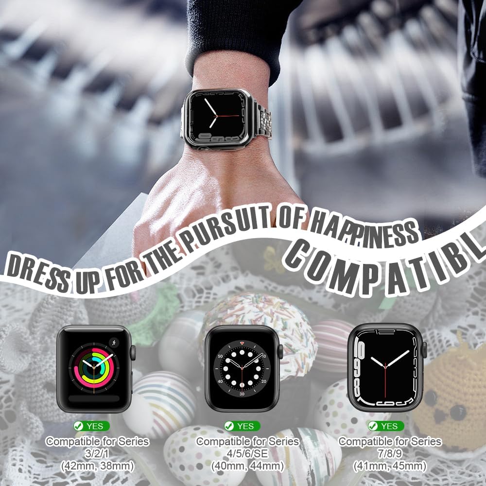 top4cus – Funda ecológica protectora, de TPU suave y flexible, compatible con iWatch Series 5, Series 4, Series 3, Series 2 y Series 1
