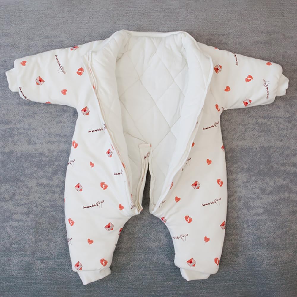 Baby Sleep Sack Toddler Sleep Bag with Feet 1.5tog Autumn Winter Swaddle Wearable Blanket Nightgowns