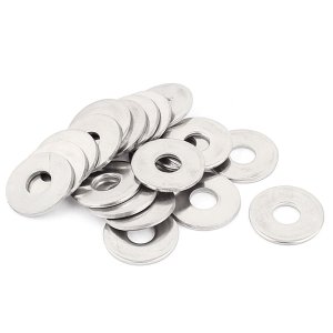uxcell A15111200ux1748 – Espaciador plano de acero inoxidable M8 304, 20 unidades, tono plateado (paquete de 20) uxcell A15111200ux1748 – Espaciador plano de acero inoxidable M8 304, 20 unidades, tono plateado (paquete de 20)