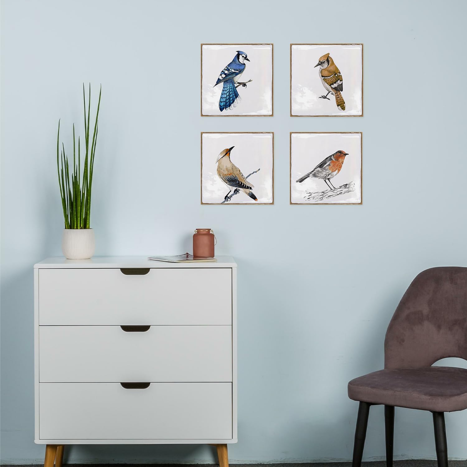 Paquete de 4 calcomanías adhesivas de pared removibles de vinilo 3D con diseño de arte mágico, autoadhesivas, para salpicadero