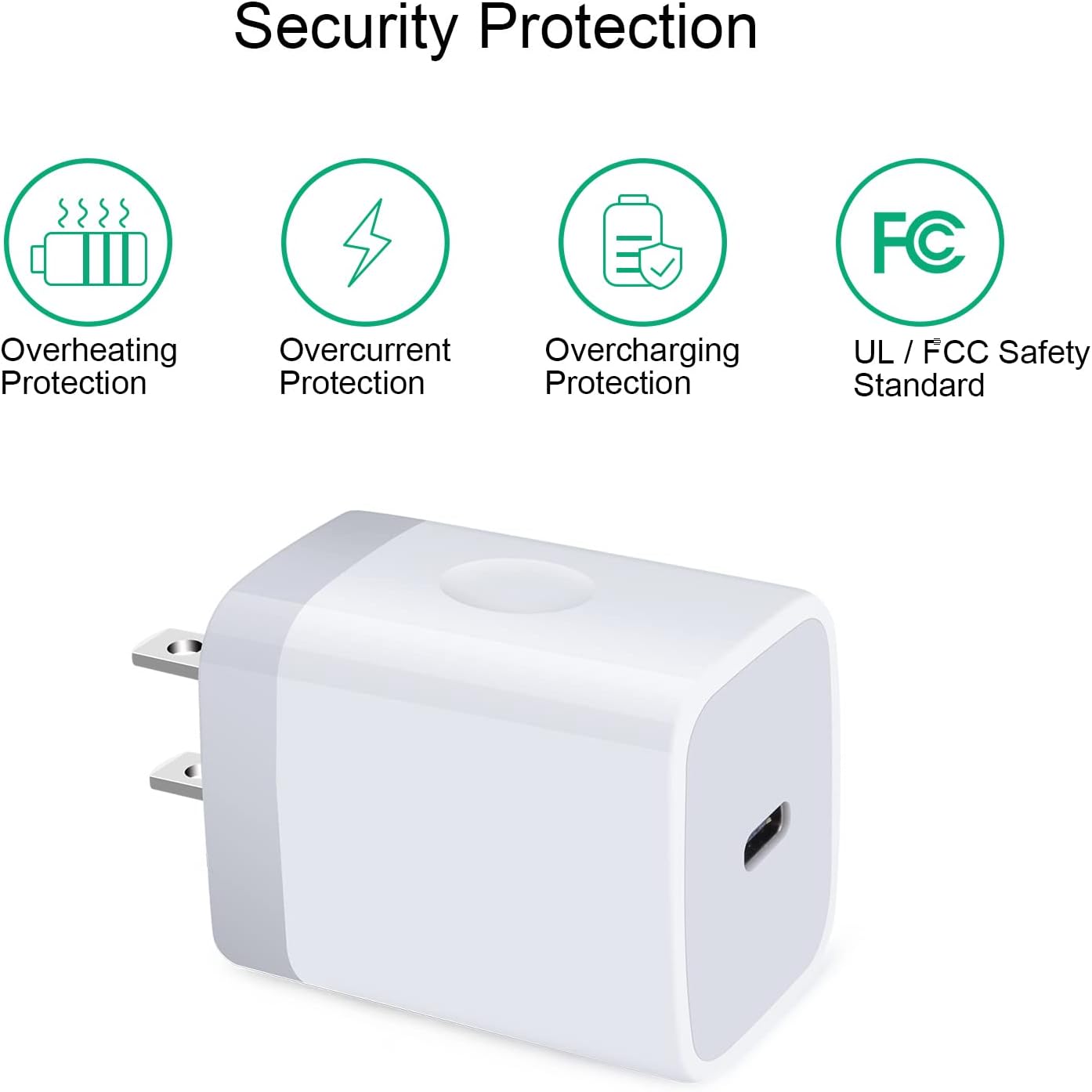 Cargador de teléfono rápido USB C de 20 W para Google Pixel 8 7 6 Pro 6a 5 5a 5G 4 3 2 XL, Samsung Galaxy A15 S24 S23 S22 Ultra 5G S21 FE S10 S10e