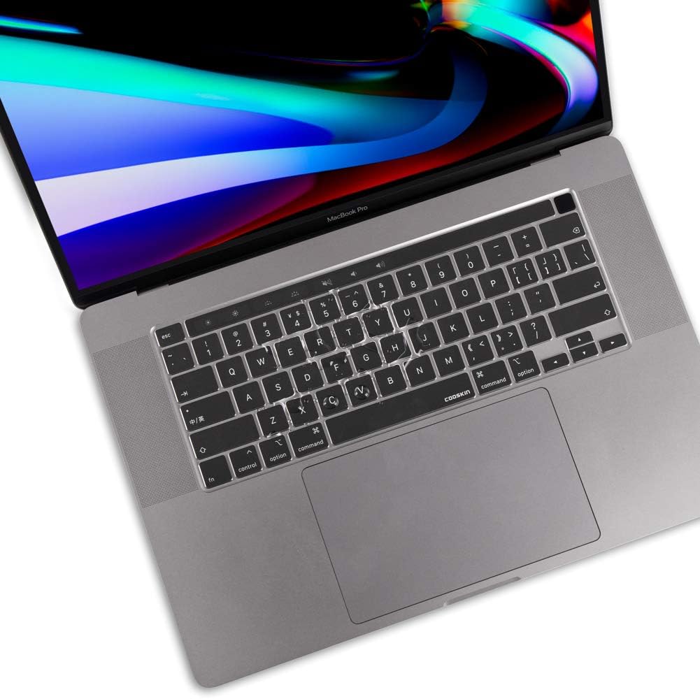Funda de teclado ultrafina para MacBook Pro de 16 pulgadas con Touch Bar Touch ID A2141 y MacBook Pro 13 pulgadas A2338 A2251 A2289 Protector de