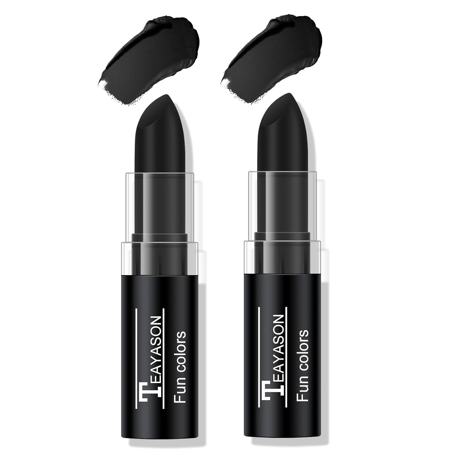 2 piezas de pintura corporal de ojos en barra negra, pintura de maquillaje negro para béisbol, fútbol, Halloween, accesorios de disfraces, vampiro,