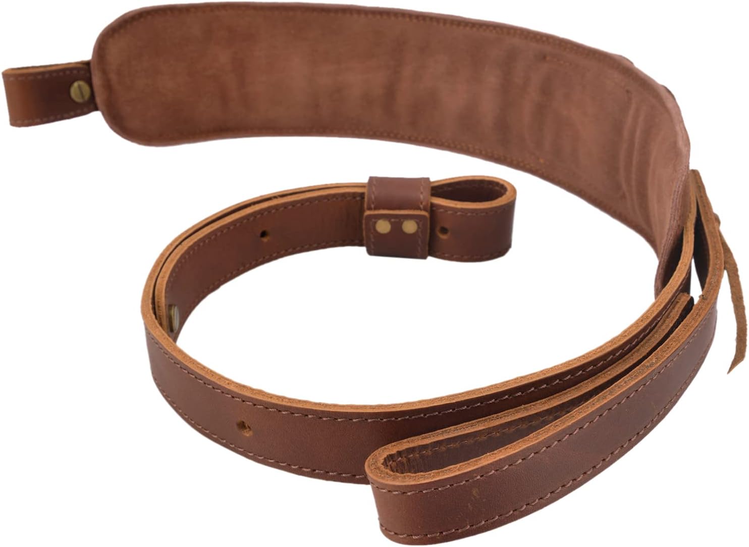 WAYNE’S DOG 1 juego de funda de cuero para rifle con eslinga de pistola de fósforo para zurdo o cazador derecho