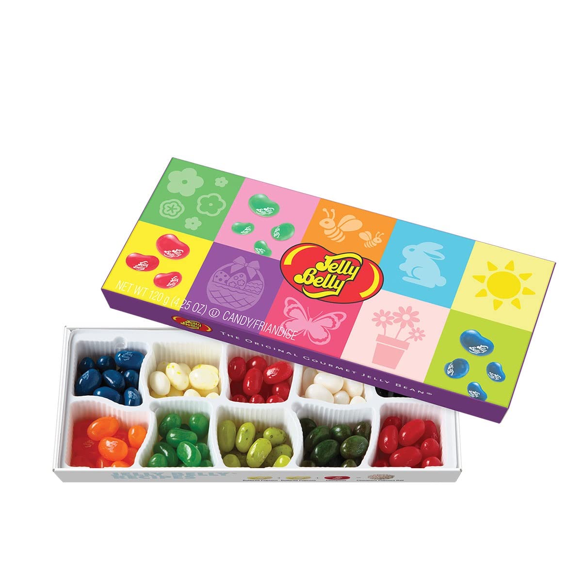 Jelly Belly Caja de regalo de primavera, 10 colores, 120 g (4.25 oz)