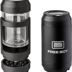 Free Boy Amoladora manual con tarros de almacenamiento iluminados, tarro de visualización de aumento de 8 veces, tarro de almacenamiento y molienda, Free Boy Amoladora manual con tarros de almacenamiento iluminados, tarro de visualización de aumento de 8 veces, tarro de almacenamiento y molienda,