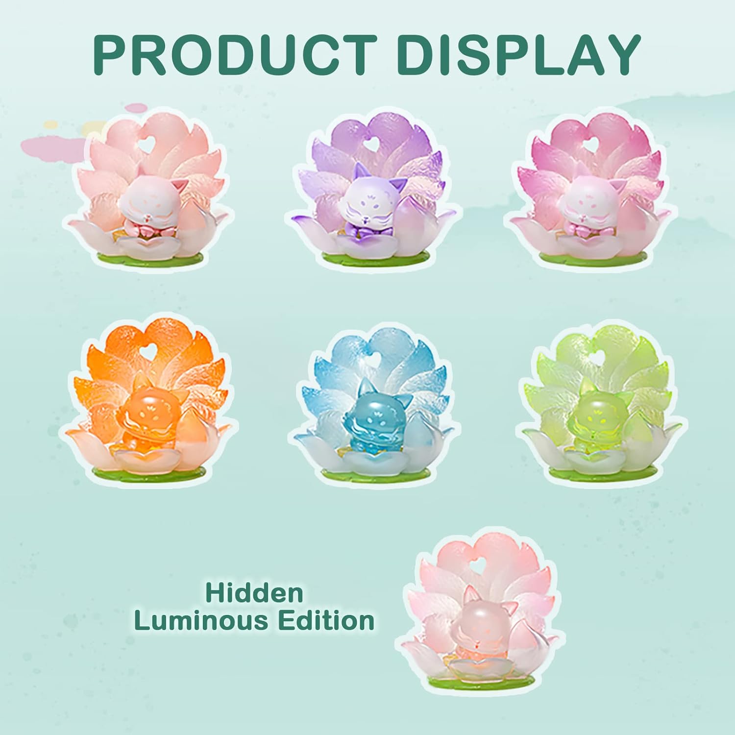 BEEMAI Ancient Fox Lotus Fairy Series – Caja misteriosa con diseño aleatorio de figuras bonitas, juguetes coleccionables, regalos de cumpleaños
