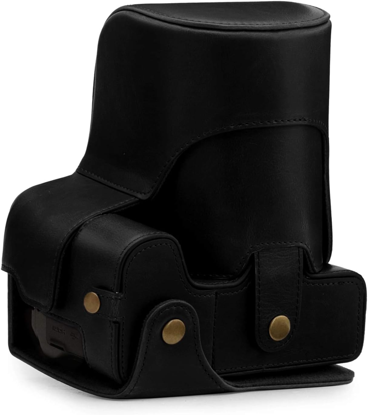 MegaGear Ever Ready – Funda de piel compatible con Nikon Coolpix P950, color negro (MG1877)
