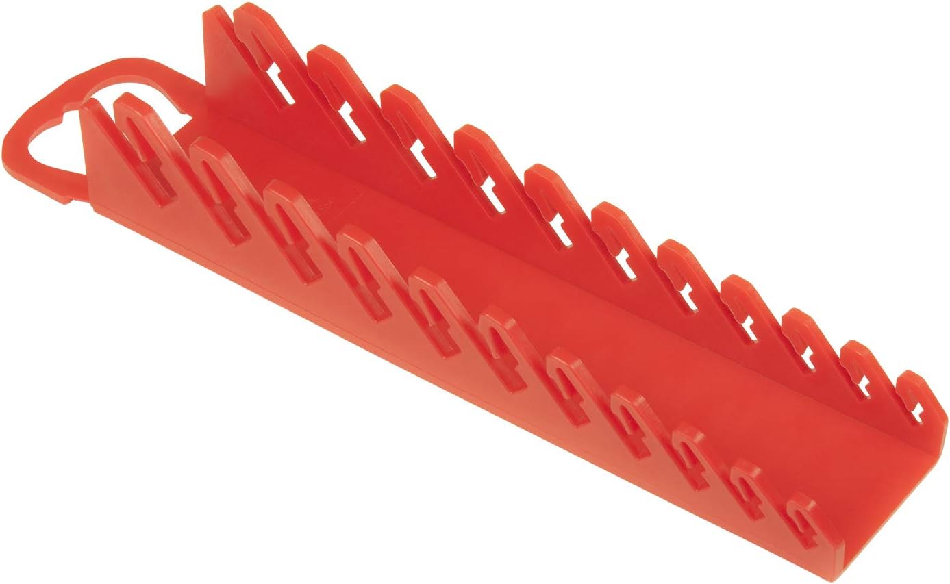 Ernst Manufacturing 5076-Red Gripper – Organizador de llaves rechonchas, 11 herramientas, rojo