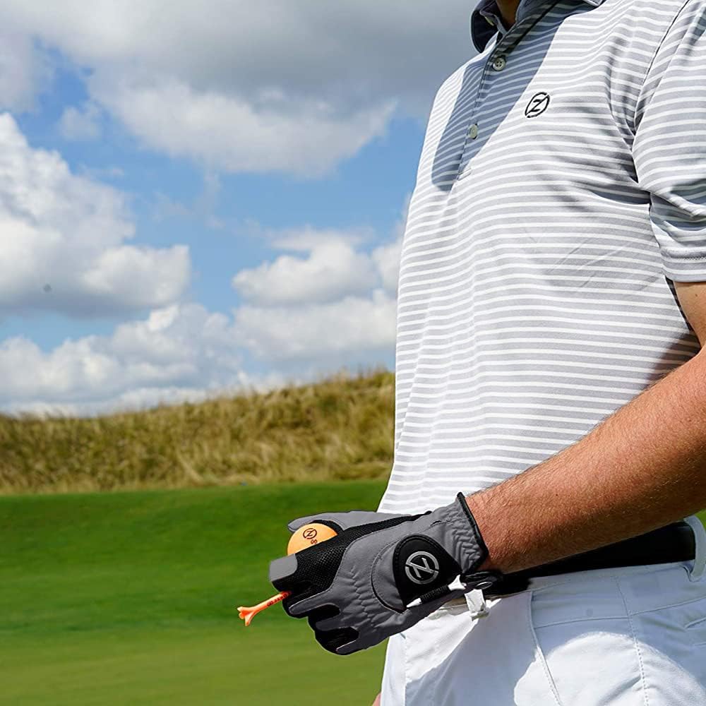 Zero Friction – Guante de golf sintético de compresión para hombre, ajuste universal