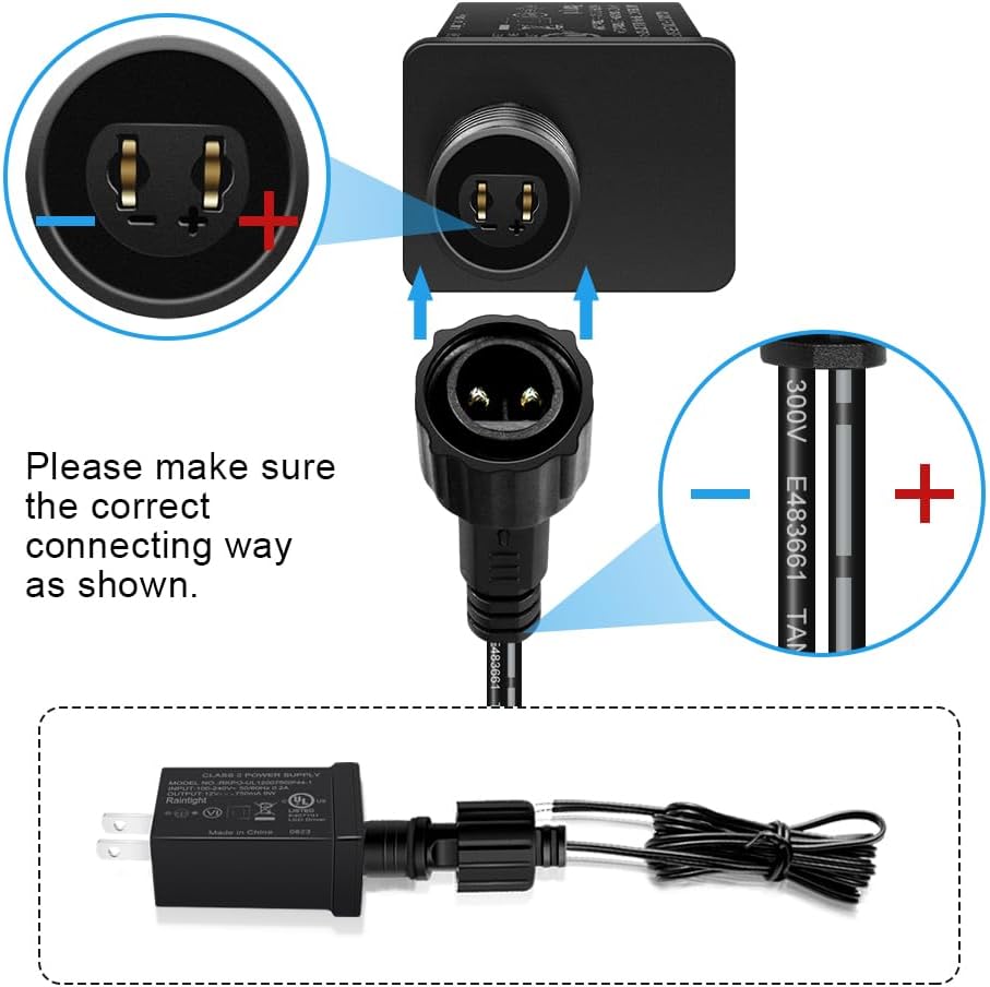 Fuente de alimentación LED de transformador LED clase 2 de 12 V, 9 W, IP44, impermeable, transformador de bajo voltaje, enchufe de EE. UU. para luz