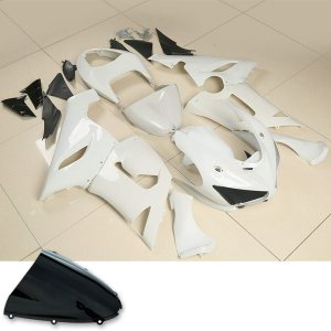 TCMT Conjunto de carenado ABS sin pintar para Kawasaki Ninja ZX6R ZX-6R ZX636 2005 2006 TCMT Conjunto de carenado ABS sin pintar para Kawasaki Ninja ZX6R ZX-6R ZX636 2005 2006