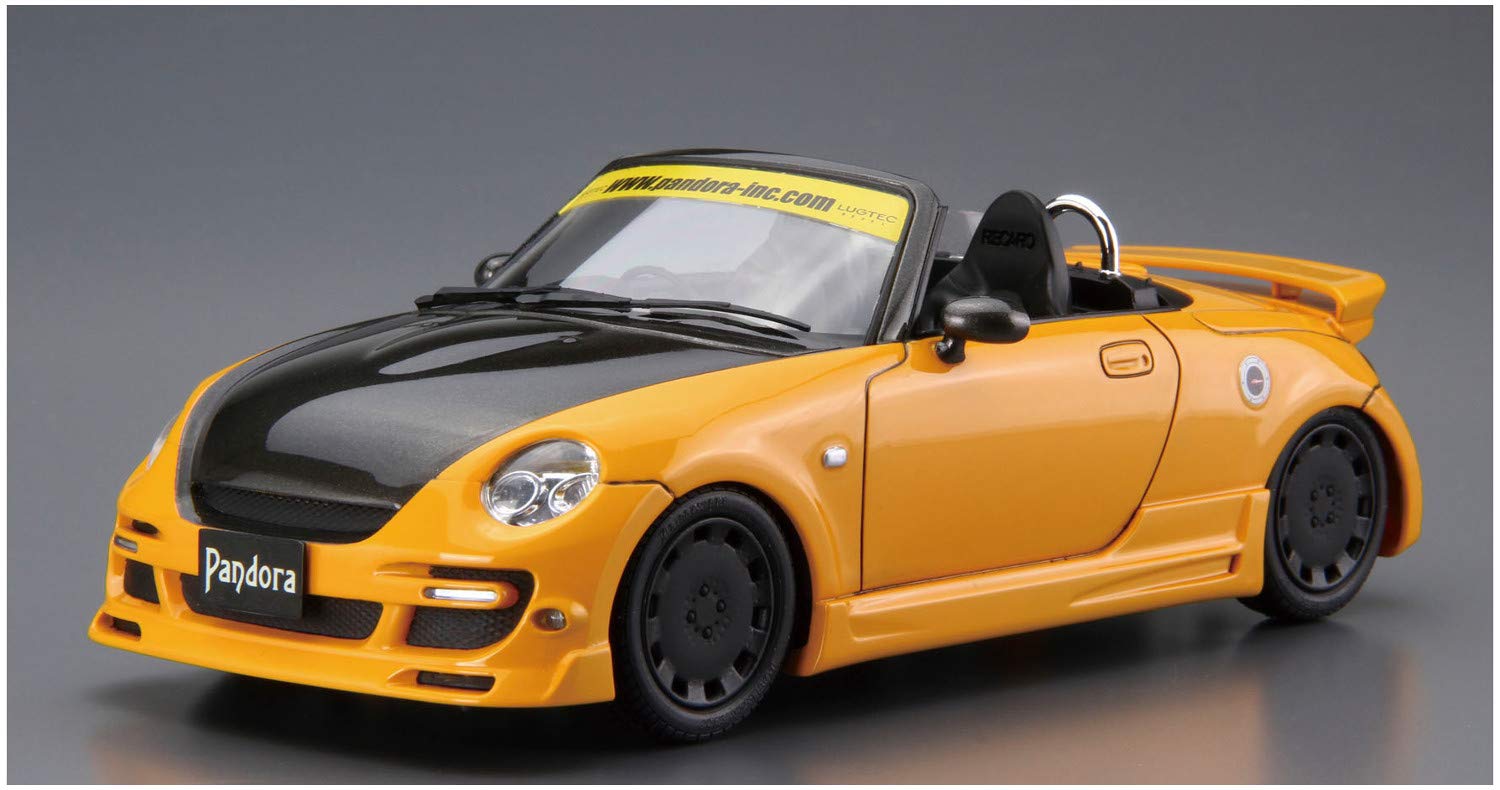 Aoshima 124 The Tuned Car Series No.51 Daihatsu Pandora TYPE887 EVOII L880K Copen 2002 Modelo de plástico