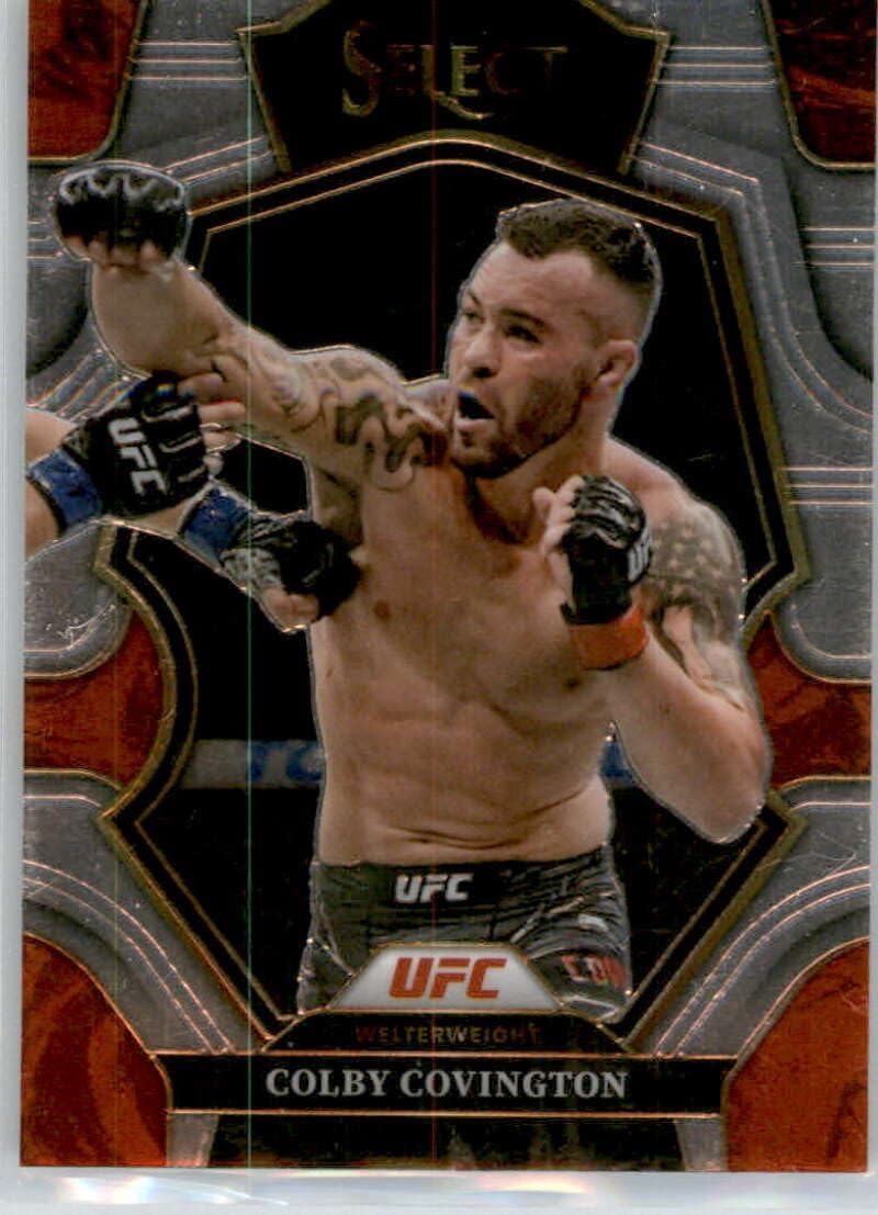 2023 Panini Select #200 Colby Covington Welterweight Premier Level Official MMAUFC Trading Card in Raw (NM or Better) Condition