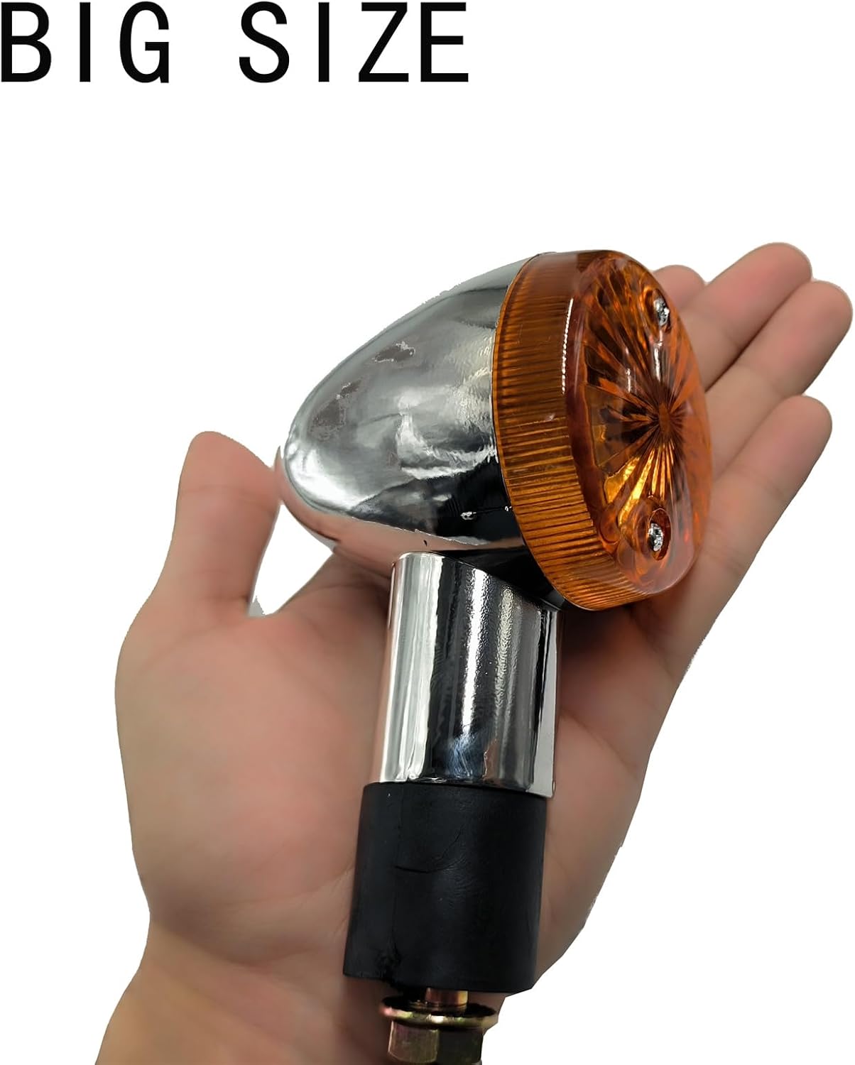 Señales de giro universales para motocicleta, luz intermitente delantera y trasera, compatible con Yamaha, motocicleta, bicicleta, cruiser, bobber,