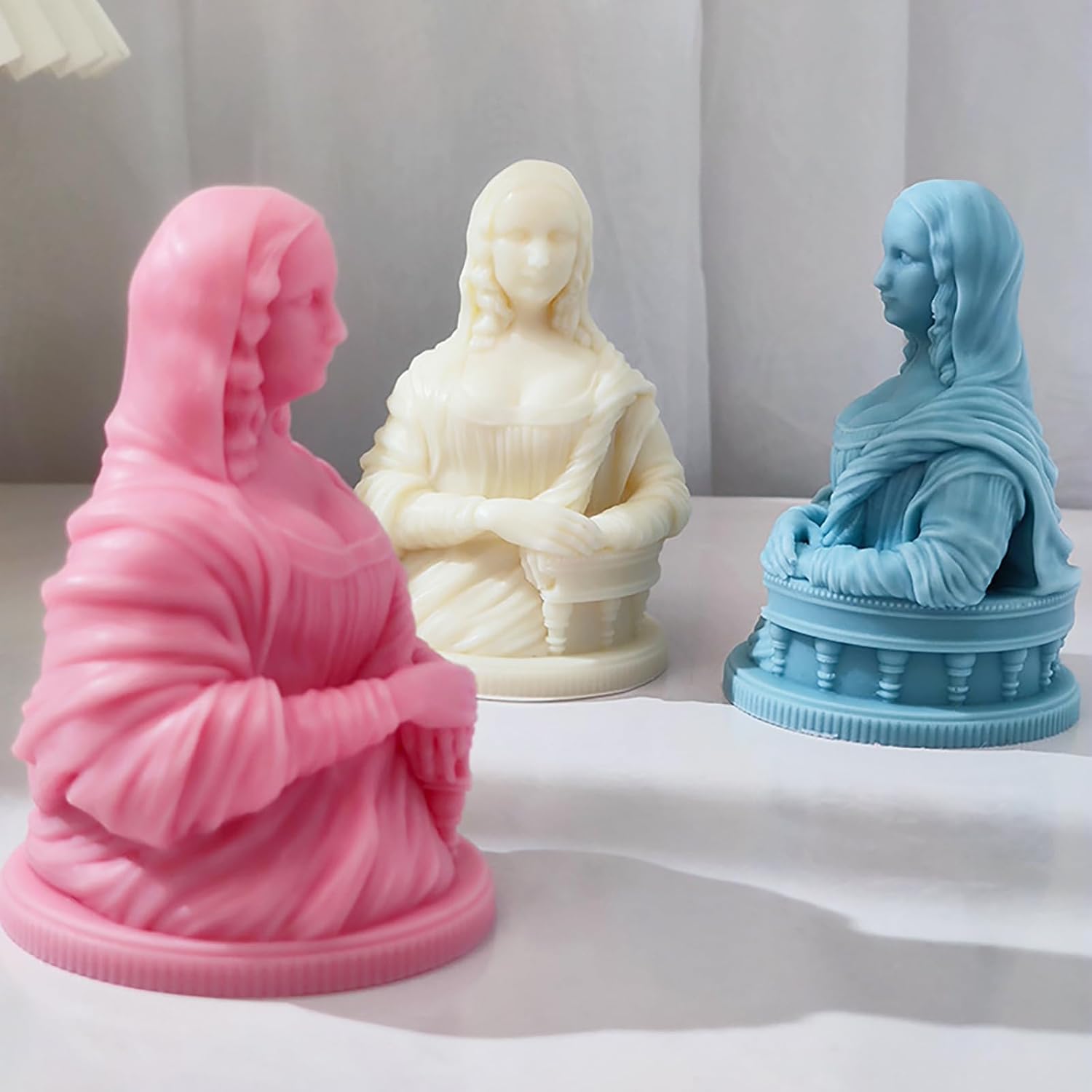 Molde para velas corporales, molde de Monna Lisa, molde de resina Monna Lisa, molde de arcilla, molde de fundición de resina para joyería, moldes
