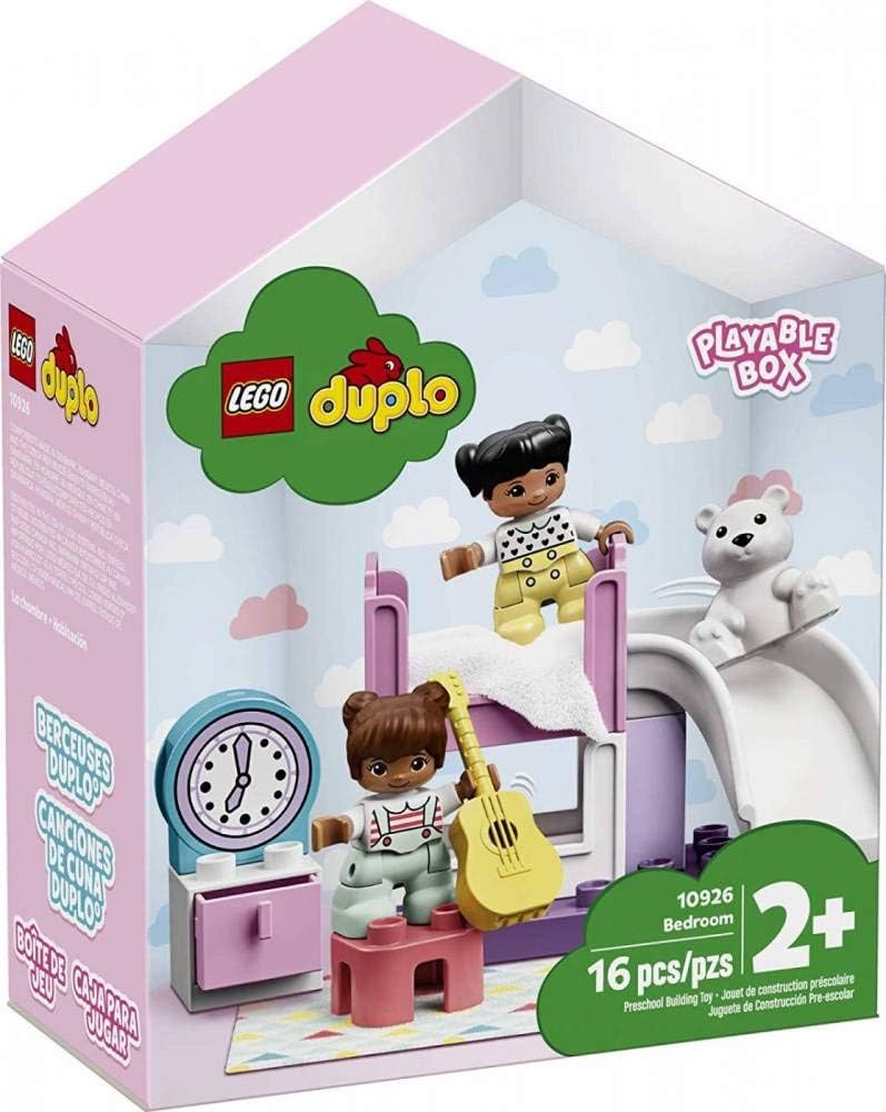 LEGO DUPLO Town Bedroom 10926 – Juego de juego de simulación para niños, juguete de desarrollo para niños, ideal para el aprendizaje y el juego de