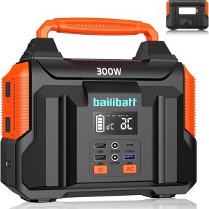 Portable Power Station 300W 257wh Lithium Battery Bailibatt Small Portable Generator for Home Use Camping Travel Emergency Hunting Outdoor, Large Portable Power Station 300W 257wh Lithium Battery Bailibatt Small Portable Generator for Home Use Camping Travel Emergency Hunting Outdoor, Large