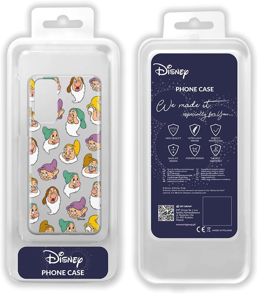 ERT GROUP Mobile Phone case for Xiaomi REDMI Note 11 4G 11S 4G Original and Officially Licensed Disney Pattern Snow White & 7 Dwarfs 015, Partially