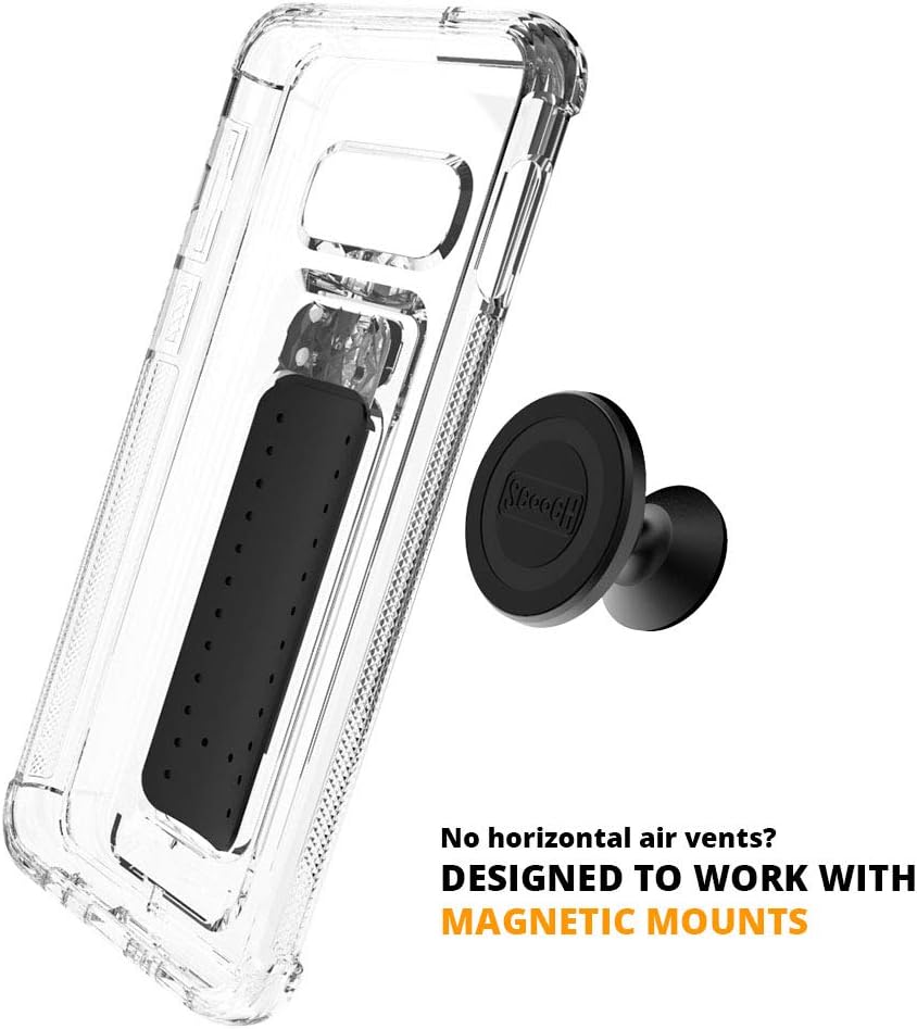 Scooch Wingman – Funda con función atril para Samsung Galaxy S10 protección contra caídas de 10 pies soporte bidireccional funda protectora a prueba