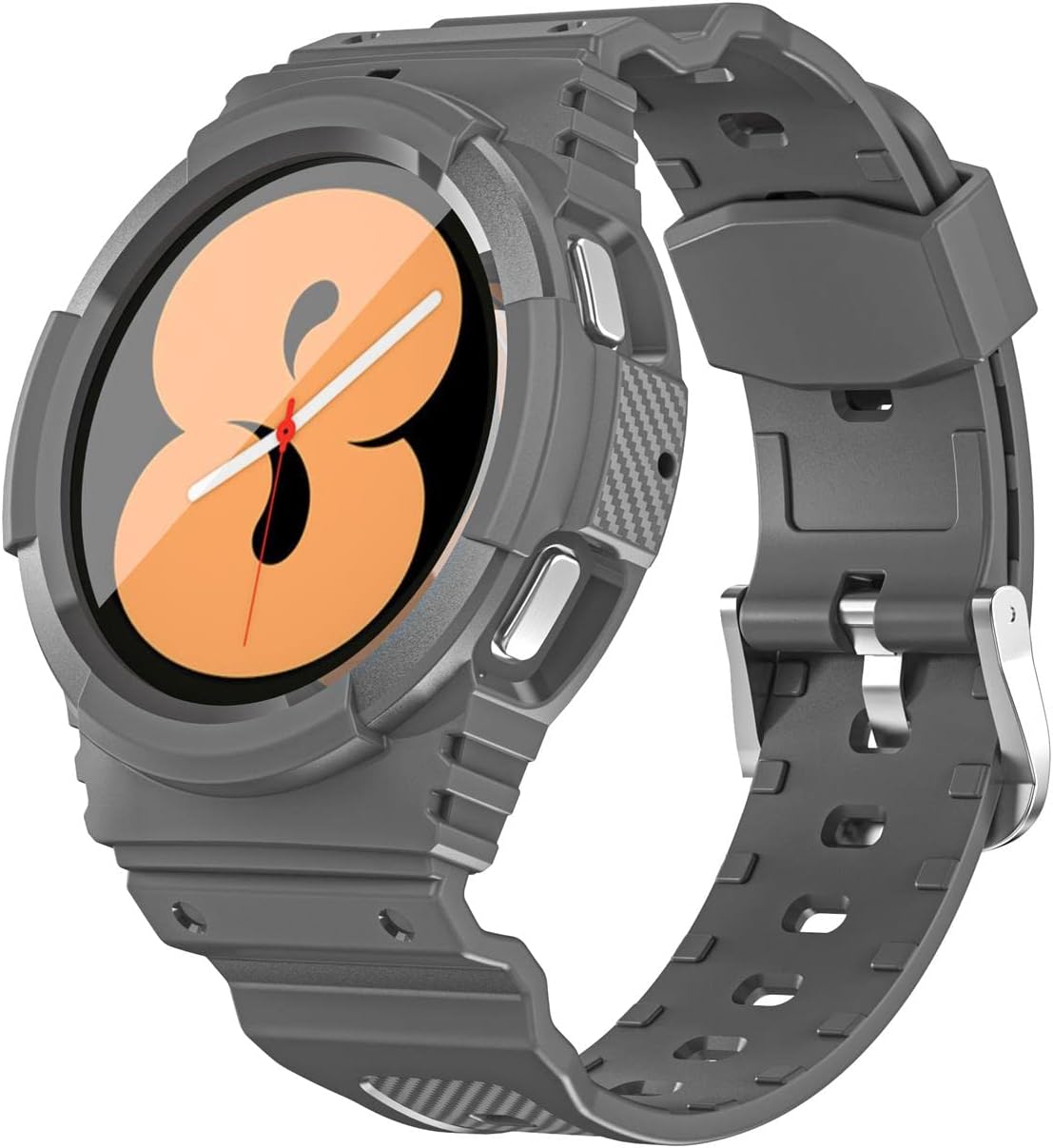 VeveXiao Correa resistente compatible con Samsung Galaxy Watch 4 de 1.575 pulgadas y 1.732 pulgadas, correa de repuesto incorporada, accesorios para