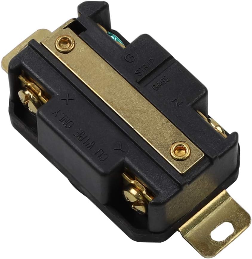 Nema L15-30R 30A 250V 3 polos 4 cables Conector de receptáculo hembra de bloqueo de grado industrial, bloqueo giratorio industrial L15-30R