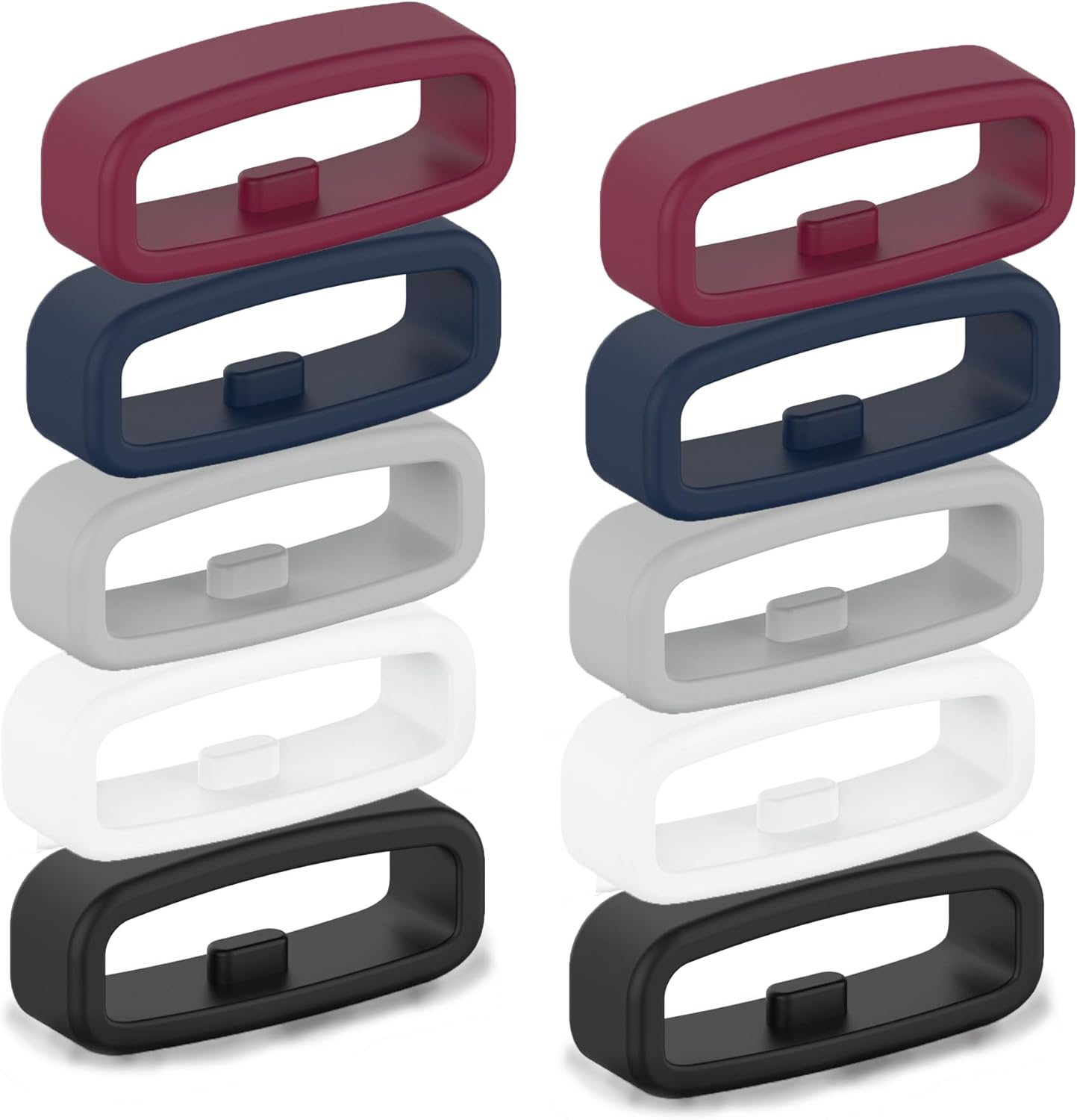 Correa compatible con Fitbit Versa 4Sense 2Versa 3Versa 2Fitbit VersaVersa Lite Smartwatch Band, banda de silicona suave, anillos de sujeción de