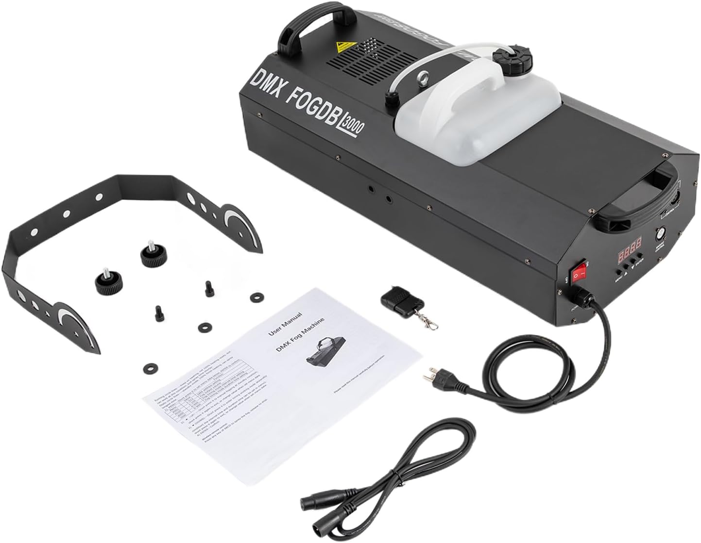 Máquina de niebla de escenario de 110 V 3000 W, nebulizador de escenario DMX con control remoto para efecto de escenario, boda, discoteca, club,