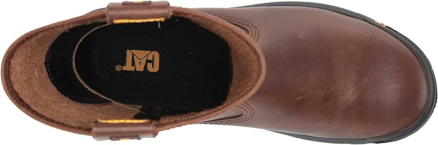 Caterpillar – Botas de trabajo para hombre con punta de acero