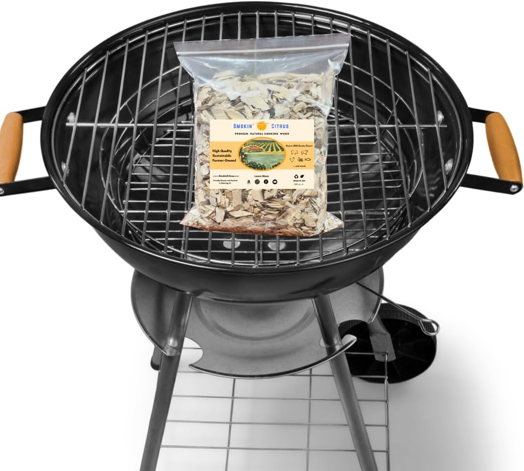 Smokin Citrus – Chips de madera cítrica natural de primera calidad para ahumador, parrilla, cóctel, virutas para ahumar, barbacoa sostenible,